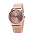 Creazy Fashion Womens Classic Gold Quartz Stainless Steel Wrist Watch (Rose Gold)