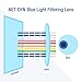 Blue Light Blocking Glasses - Gamer Glasses, Filter Blue Light from LCD/LED Screen and Computer, Eyewear for Sleep and Helps Prevent Eye Strain & Headaches, for Men and Women