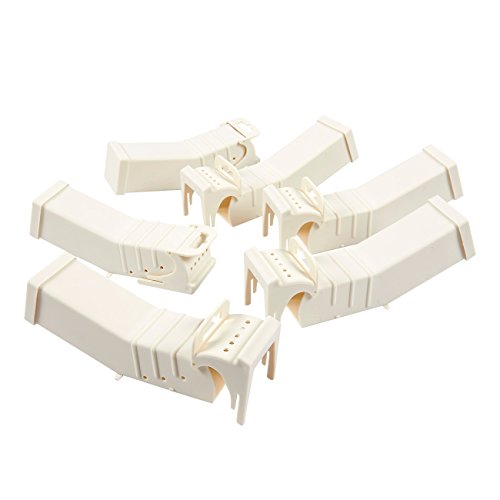 Pack of 6 Humane Mouse Traps - Live Catch - Live Trap - Rodent Trap - Mice Trap, White, 6.2 x 1.6 x 1.7 Inches