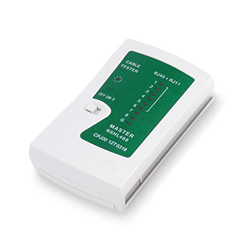Professional RJ45 RJ11 Cat5 Cat6 LAN Cable Tester Hand-held Network Cable Tester Telephone Line Detector Tracker Tool Kit