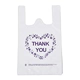 LazyMe Thank You T-Shirt Carry-Out Bags Plastic