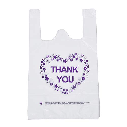 LazyMe Thank You T-Shirt Carry-Out Bags Plastic