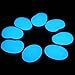 COCODE Glow in the Dark Pebbles and Stones for Walkway Yard Garden and Decor DIY Decorative Gravel Rocks in Blue(200PCS)