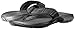 crocs Men's Swiftwater M Flip Flop, Graphite/Black, 12 M US
