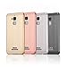 Asus Zenfone 3 Max Case,DAMONDY Luxury Shockproof Metal Brushed Acrylic PC Back Premium Aluminum Bumper Case Cover with Push-Pull Frame for Asus Zenfone 3 Max ZC520TL -Rose
