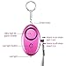 TOODOO Personal Alarm, 3 Pack Safesound Personal Alarm Keychain with LED Light, 130 db Emergency Self-Defense Security Alarms for Elderly Women Kids Night Workers