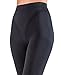 CzSalus Anti Cellulite Slimming Leggings (Fuseaux) + Silver - (Black, M)