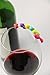 Wine Glass Markers with Colorful and Stylish Design - Set of 6 (Bird)