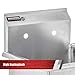 DuraSteel 304 Commercial Stainless Steel Utility Sink - 18 Inch Tub Freestanding Prep Kitchen Sink - NSF Hand Wash Station for Kitchen Sinks, Outdoor, Laundry Room, Garage Slop Small Kitchenette