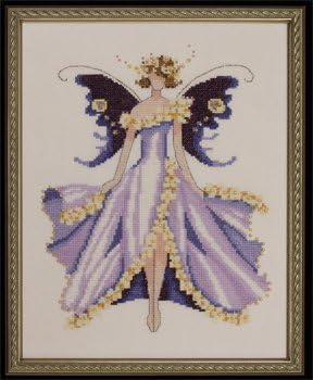 Cherry Blossom Counted Cross Stitch Chart Spring Garden Party Collection for Pixie Couture By Nora Corbett