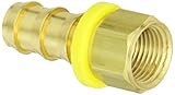 Anderson Metals Brass Push-On Hose