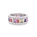 Wedding Ring for Women Mother's Day Multicolor Ring Jewelry for Mom Her Band Ring Size 6 7 8 9 10 11 12