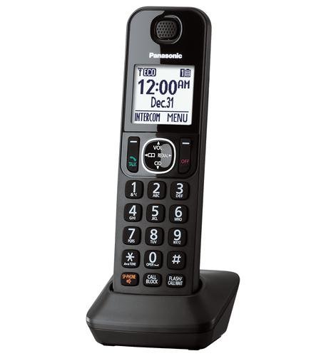 Panasonic KX-TGFA30B Extra Cordless Phone Handset for KX-TGF340/50/70/80 in Black (Certified Refurbished)