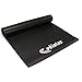 Velotas High Density Personal Fitness Equipment Mats, Protective Flooring Underneath Treadmills, Stationary Bikes and Weight Bench, Multiple Sizes, Black, 3' x 4'