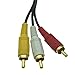 DONG 3.5mm to 3 RCA Audio Video Cable,3.5mm to 3RCA 1/8