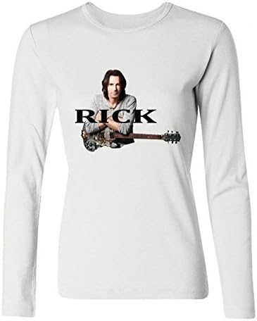 FASHIRT Women's We Love Rick Springfield Long Sleeve T-shirt White XXL
