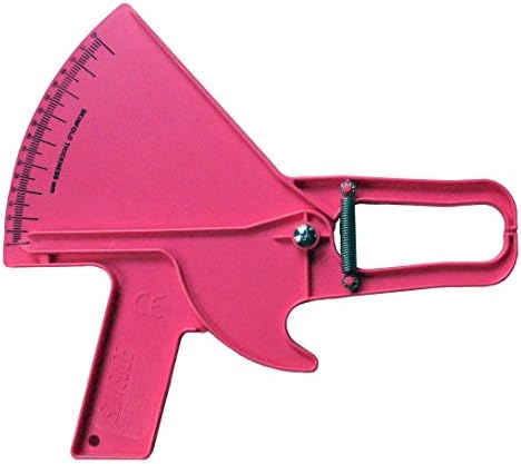 Slim Guide Skin Fold Caliper, The Original, Made In USA, Pink, Lifetime Warranty