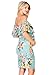 My Bump Women's Ruffle Off-Shoulder Maternity Dress W/Side Sharing(Made in USA)