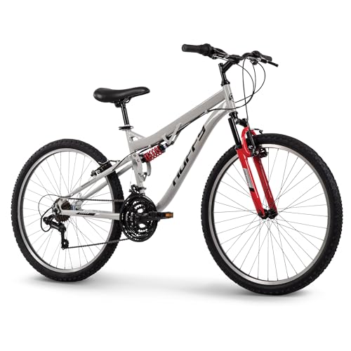 Huffy Stone Mountain Mens 26 Inch Mountain Bike, Cloudy Grey Gloss Frame, 21-Sp…