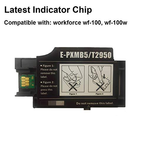 Remanufactured T2950 Ink Maintenance Box for Workforce WF-100 WF-100W Inkjet Printer 2-Pack