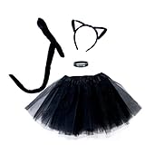 Lilly and the Bee Novelties Spooky Black Kitty Cat Complete Costume Set