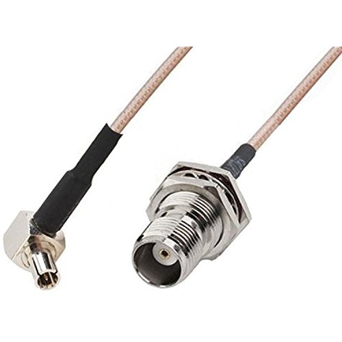 RF pigtail cable TNC female to TS9 male right angle RG316 30CM Ships From USA