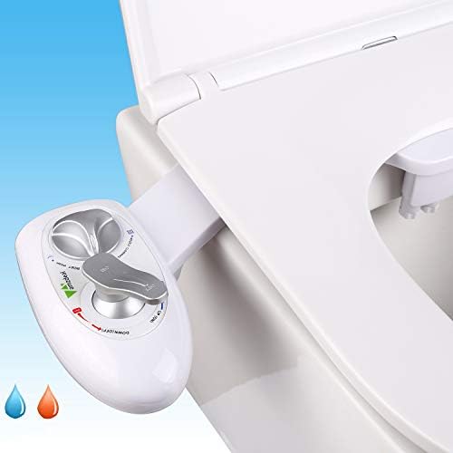 amzdeal Hot & Cold Fresh Water Bidet Dual Self Cleaning Nozzles