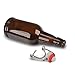 12 pack 16oz Amber Glass Beer Bottle Bottles with Easy Wire Swing Cap & Airtight Rubber Seal. Perfect for Home Brewing Wine.