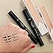 The Flick Stick Winged Eyeliner Stamp For Quick and Easy Cat Eye Makeup, SmudgeProof & Waterpoof Eye Liner Cat Eye Stencil Makeup Tool, Wingliner, Liquid Pens (Triple Pack Combo, Midnight Black)
