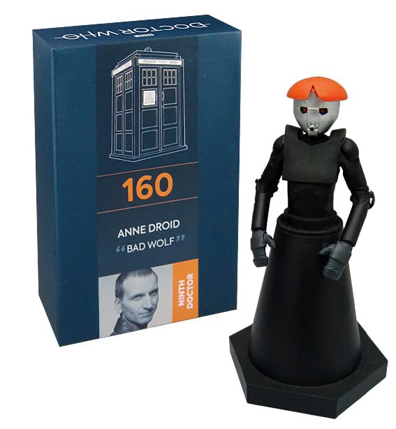 Scificollector Doctor Who Anne Droid Figure 1:21 Scale Hand Painted Eaglemoss Collector Boxed Model Figurine #160, Black