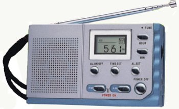 Kaito KA208 Super Mini Size AM/FM Radio with LCD Digital Display for Fine Tuning