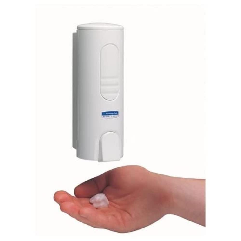 Kimberly-Clark Professional Luxury Foam Hand Cleanser Dispenser 6982 – Practical White Soap Dispenser for Hygienic Hand Washing in Professional Environments, 200ml