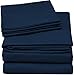 Utopia Bedding Full Bed Sheets Set - 4 Piece Bedding - Brushed Microfiber - Shrinkage and Fade Resistant - Easy Care (Full, Navy Blue)
