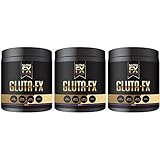NUTRAFX L-Glutamine Powder 5000mg Per Serving - 180 Servings - Best Bodybuilding Supplements for Workout Recovery - Muscle Growth - Pre Workout - During - Post Workout Formula - Clump-free (3-Pack)