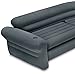 Intex Inflatable Corner Couch Sectional + Queen Size Pull-Out Futon Sofa Bed