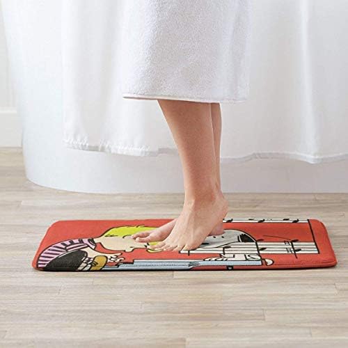 カーペット 玄関マット バスマット スヌーピー 足拭きマット 50 80cm ラグ 吸水 防ダニ 滑り止め付 ふわふわ 冷房 床暖房対応 洗える 床保護 速乾 風呂 浴室 台所 キッチン かわいい おしゃれ B0qdl1sh 850円