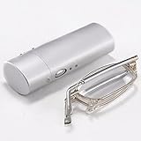 Super Slim Mini Flip Top Eyeglasses Case & Stylish Folding Reading Glasses +1.00
