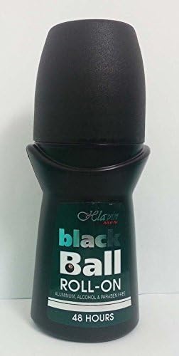 Hlavin Black Ball Roll-on Deodorant 48H For Men by Hlavin