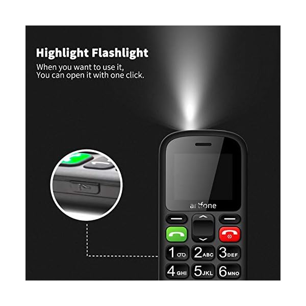 artfone-CS181-Big-Button-Senior-Mobile-Phone-Easy-to-Use-GSM-Mobile-Phone-for-Elderly-with-Dual-SIMBlack artfone CS181 Big Button Cheap Senior Mobile Phone, Unlocked GSM Simple Mobile Phone for Elderly with Dual SIM(Black)