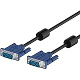 VGA Cable, Rankie 6 Feet VGA to VGA Monitor Cable (Black) - R1340