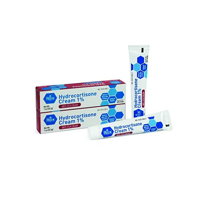 Medpride Hydrocortisone Cream 1%| 1 Oz Tube, Pack of 4| Anti-Itch Topical Ointment for Redness, Swelling, Itching, Rash…