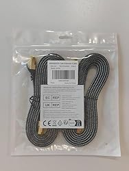 ARISKEEN Cat 8 Ethernet Cable 6 FT 2 Pack, Nylon