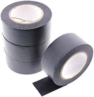 4x 2" in x 60yd USA PRO Grade Professional Black Painters Tape Masking Trim Edge Quick Clean Release Easy Removal NO RESIDUE (48MM x 55M 1.9 inch)
