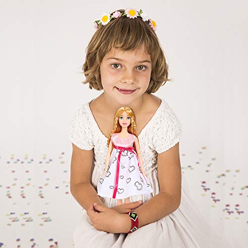Fashion Princess Doll Playset Dress Up Kit Gift Toys with Accessories