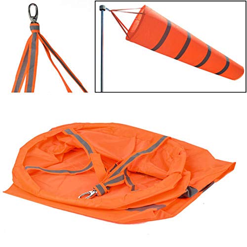 Gimiton Outdoor Wind Measurement Sock Bag Reflective Belt, 40-inch Windsock