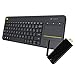 Azulle Quantum Access Fanless Mini PC Stick 2GB/32GB with Logitech K400 Keyboard – Portable Business Computer Bundle, Windows 10 Home, HD Graphics
