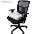 Coop Home Goods - 100% Bamboo Charcoal infused Memory Foam Seat Cushion - Designed to provide Orthopedic Support and comfort - Relieve Back, Sciatica and Tailbone pain - Washable Removable Cover
