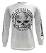 Harley-Davidson Men's Shirt, Willie G Skull Long Sleeve Tee, White 30296646 (XL)