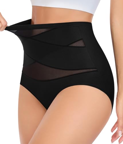 UMIPUBO Women's Panties High Waisted Briefs Seamless Briefs High Waist Invisible Underwear Comfortable and Soft Elastic Underwear Women