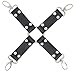 Black Sex Swing | Adjustable Couples Adult Position Toy | Positioning Furniture for Couples Women Men | Bondage BDSM Ball Gag Flogger Nipple Clamp Included